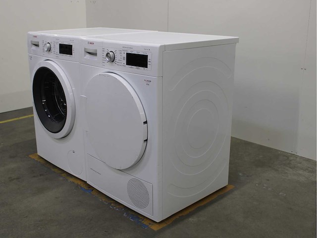 Bosch serie|8 varioperfect wasmachine & bosch serie|8 selfcleaning condenser wasdroger - afbeelding 7 van  8