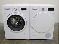 Bosch serie|8 varioperfect wasmachine & bosch serie|8 selfcleaning condenser wasdroger - afbeelding 1 van  8