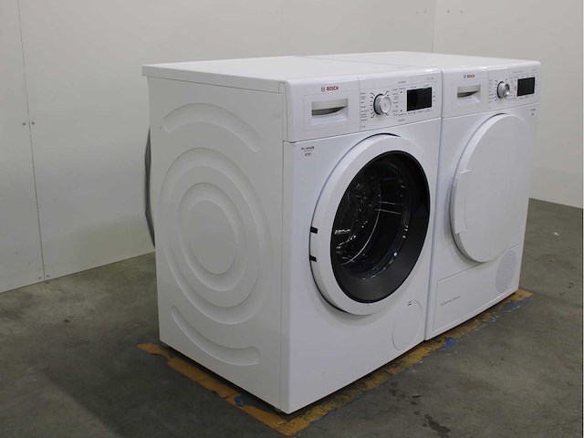 Bosch serie|8 varioperfect wasmachine & bosch serie|8 selfcleaning condenser wasdroger - afbeelding 4 van  8