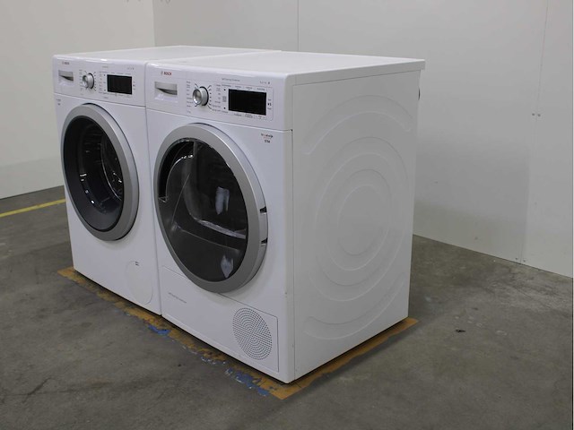Bosch serie|8 varioperfect wasmachine & bosch serie|8 selfcleaning condenser wasdroger - afbeelding 7 van  8