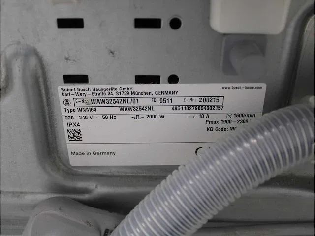 Bosch serie|8 varioperfect wasmachine - afbeelding 5 van  6