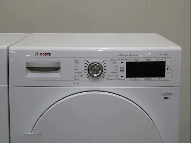 Bosch serie|8 wasmachine & bosch serie|8 selfcleaning condenser wasdroger - afbeelding 6 van  8
