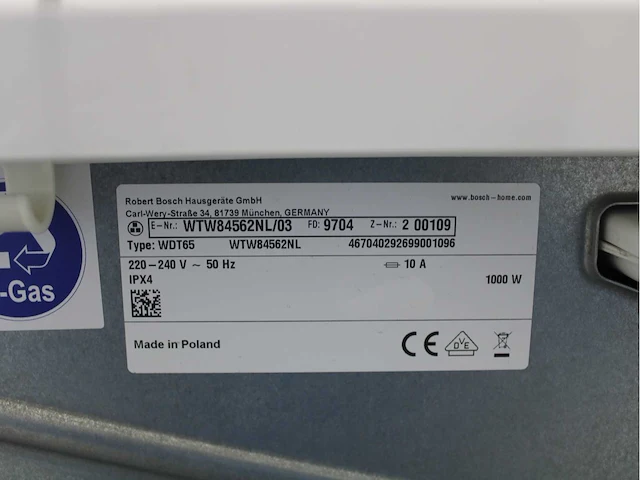 Bosch serie|8 wasmachine & bosch serie|8 selfcleaning condenser wasdroger - afbeelding 8 van  8