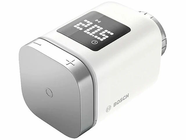 Bosch smart home radiatorthermostaat ii, slimme thermostaat met app-functie, compatibel met amazon alexa, apple homekit, google home wit - afbeelding 3 van  3