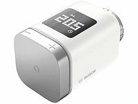 Bosch smart home radiatorthermostaat ii, slimme thermostaat met app-functie, compatibel met amazon alexa, apple homekit, google home wit - afbeelding 3 van  3