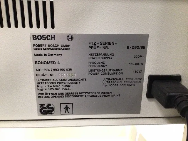 Bosch stimulatiestroom therapie unit - afbeelding 9 van  9