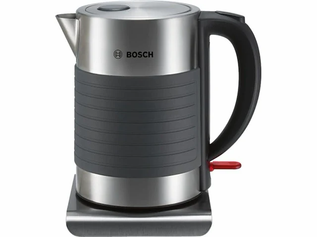 Bosch twk7s05 waterkoker 1,7l 2200w zwart grijs - afbeelding 1 van  4