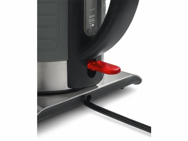 Bosch twk7s05 waterkoker 1,7l 2200w zwart grijs - afbeelding 4 van  4