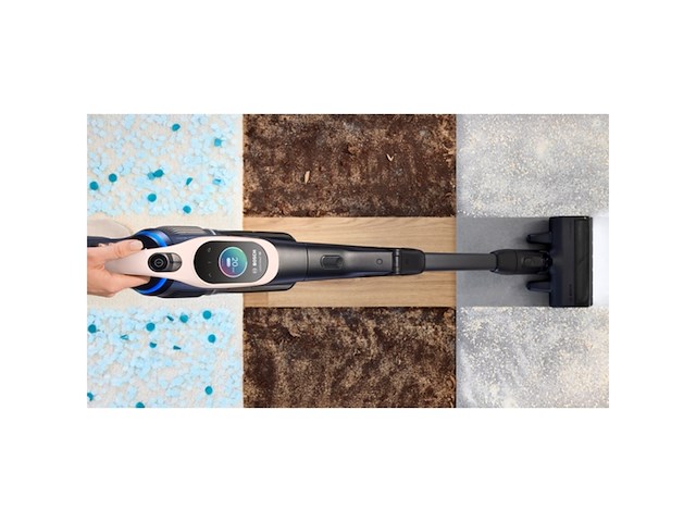 Bosch unlimited 10 bbs1041rba steelstofzuiger grijs/poederroze - afbeelding 3 van  6