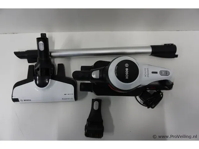 Bosch unlimited bcs612w oplaadbare steelstofzuiger - afbeelding 3 van  4