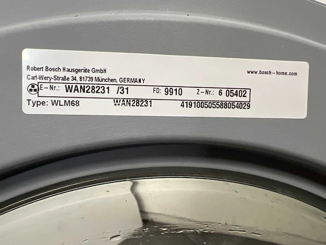 Bosch wan28231 serie 4 wasmachine 7 kg a+++ - afbeelding 3 van  6