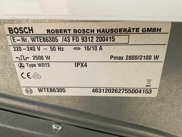 Bosch wasmachine en droger - afbeelding 6 van  7