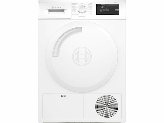 Bosch wth83002fg serie 4 wasdroger warmtepompdroger nl/fr display a+ - afbeelding 1 van  4