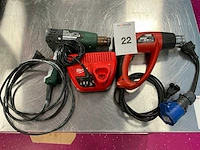 Bosch / xceed heteluchtpistool (2x) - afbeelding 1 van  4