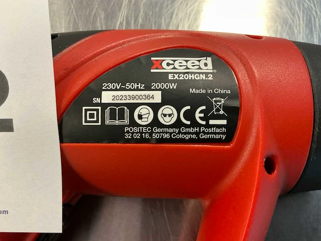 Bosch / xceed heteluchtpistool (2x) - afbeelding 3 van  4