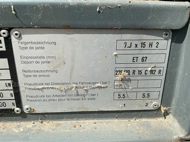 Boschung p4-t pony multicar / transportvoertuig - afbeelding 3 van  27