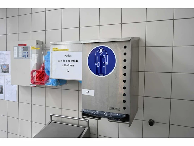 Bosgraaf rvs overall- en hoofdnet dispenser (2x) - afbeelding 1 van  3