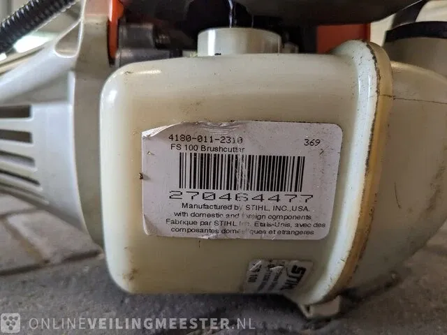 Bosmaaier benzine stihl, fs100, bouwjaar 2006 - afbeelding 7 van  7