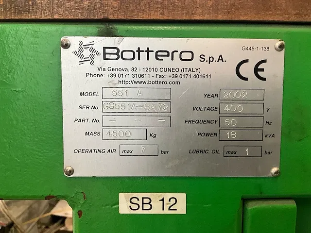 Bottero 551a glas snijtafel gelaagd - afbeelding 3 van  11