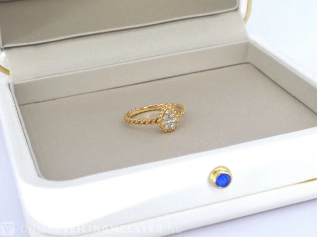 Boucheron - gouden 'serpent boheme' ring met diamanten - afbeelding 2 van  10