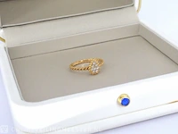 Boucheron - gouden 'serpent boheme' ring met diamanten - afbeelding 2 van  10