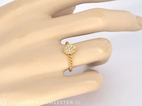 Boucheron - gouden 'serpent boheme' ring met diamanten - afbeelding 3 van  10