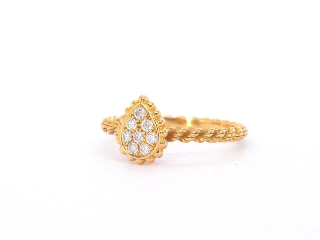 Boucheron - gouden 'serpent boheme' ring met diamanten - afbeelding 6 van  10