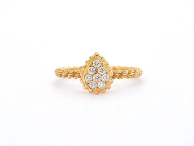 Boucheron - gouden 'serpent boheme' ring met diamanten - afbeelding 7 van  10