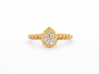 Boucheron - gouden 'serpent boheme' ring met diamanten - afbeelding 7 van  10