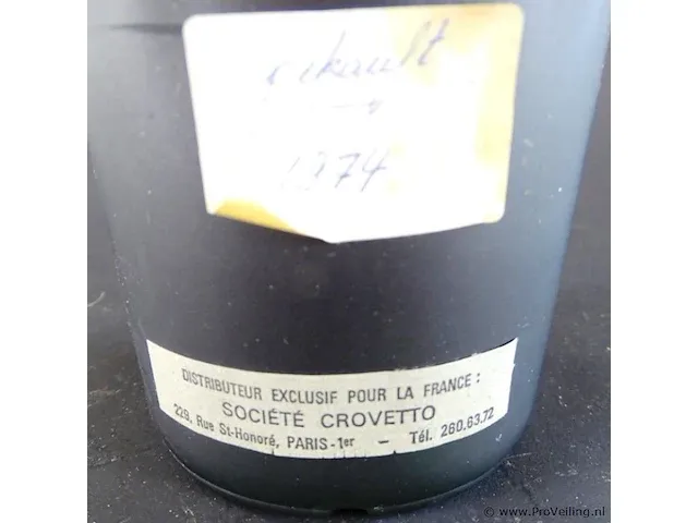 Boulestin napoléon vieille (x.o.) fine champagne cognac - bottled 1970s - afbeelding 4 van  5