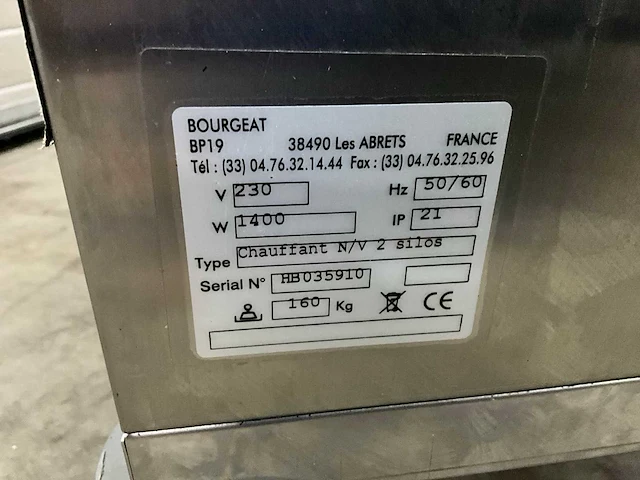 Bourgeat - bp19 - verwarmde borden lowerator - afbeelding 8 van  8