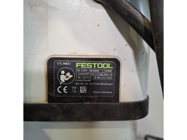 Bouw stofzuiger, festool, ctl midi i, 2022 - afbeelding 5 van  8
