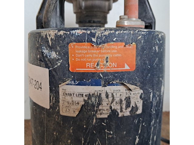 Bouwdompelpomp 18m³ 230v proril, smart lite 400, bouwjaar 2021 - afbeelding 4 van  4