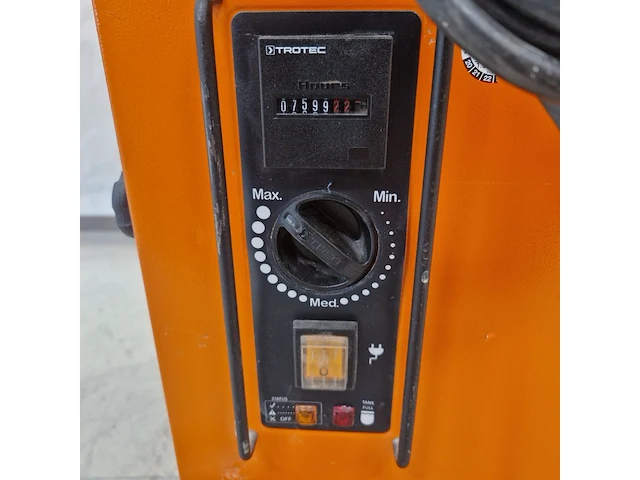 Bouwdroger - 50l - 230v trotec, ttk 0175 s, bouwjaar 2020 - afbeelding 4 van  5