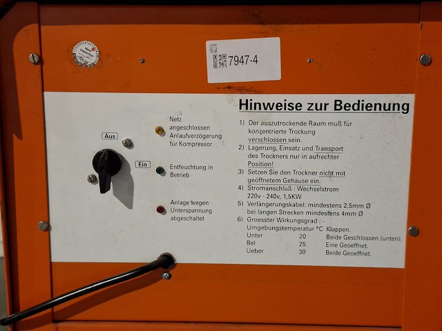 Bouwdroger - 80l - 230v, ebac, bd150, 2008 - afbeelding 3 van  6