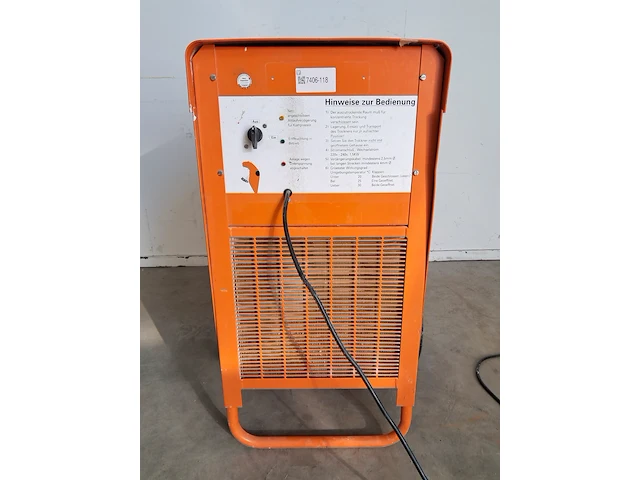 Bouwdroger - 80l - 230v ebac, bd150, bouwjaar 2007 - afbeelding 2 van  6