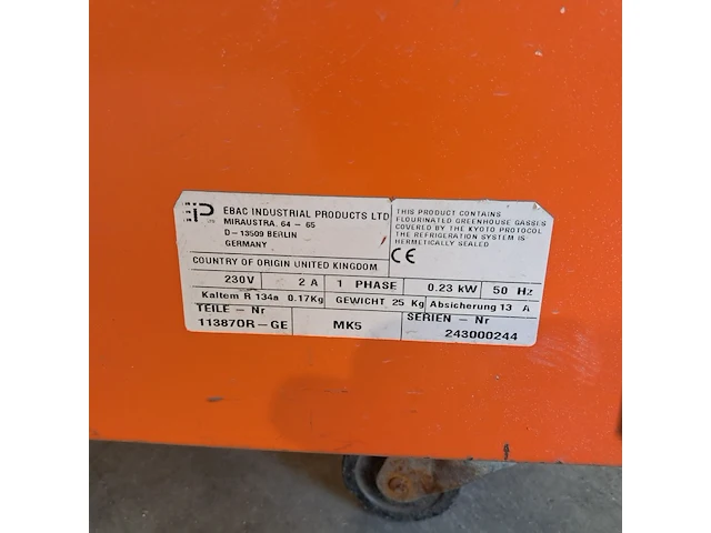 Bouwdroger 14l 230v, ebac, bd70, 2012 - afbeelding 5 van  6