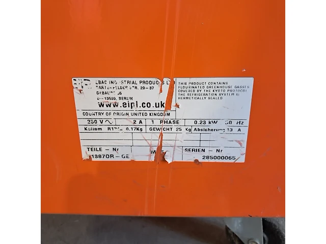 Bouwdroger 14l 230v, ebac, bd70, 2015 - afbeelding 5 van  6
