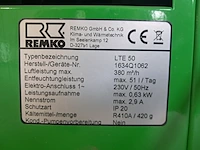Bouwdroger 50l 230v remko, lte50, bouwjaar 2019 - afbeelding 5 van  5