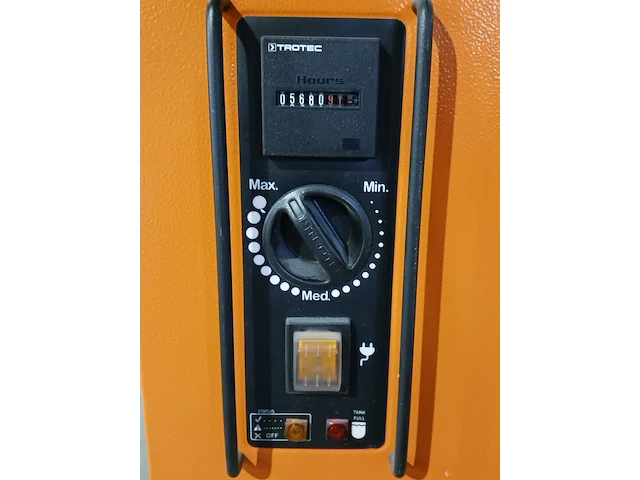 Bouwdroger 50l 230v trotec, ttk 0175 s, bouwjaar 2021 - afbeelding 7 van  9
