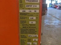 Bouwdroger 75l 230v trotec, ttk 400, bouwjaar 2015 - afbeelding 6 van  9