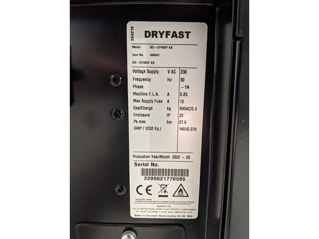 Bouwdroger, dry fast, df 400 f, geel, 2024 - afbeelding 8 van  9