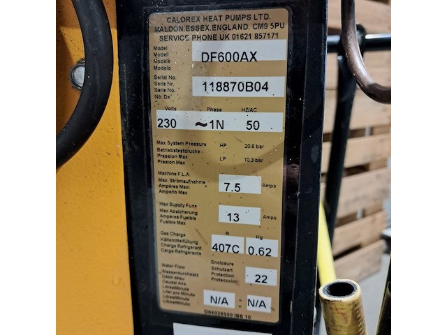 Bouwdroger, dryfast, fd600ax, geel, 2004 - afbeelding 6 van  6