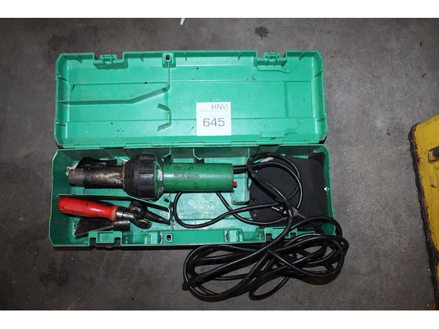 Bouwfohn leister in koffer. - afbeelding 1 van  2