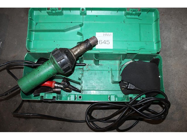 Bouwfohn leister in koffer. - afbeelding 2 van  2