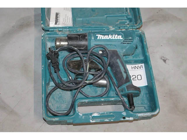 Bouwfohn makita in koffer. - afbeelding 1 van  2