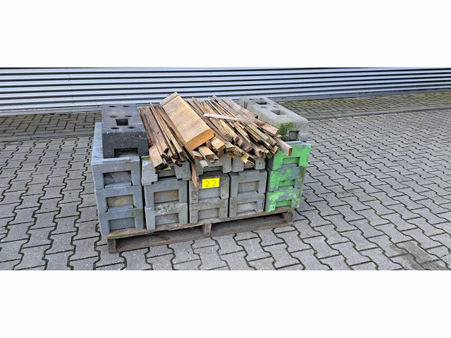 Bouwhekblok (17x) - afbeelding 1 van  2