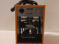 Bouwkachel, heater 3.3 kw, c1530 - afbeelding 1 van  7