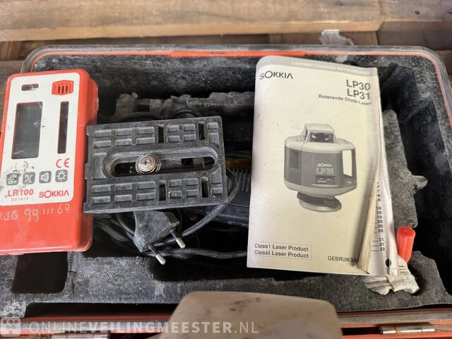 Bouwlaser in koffer sokkia, lp30 - afbeelding 4 van  7