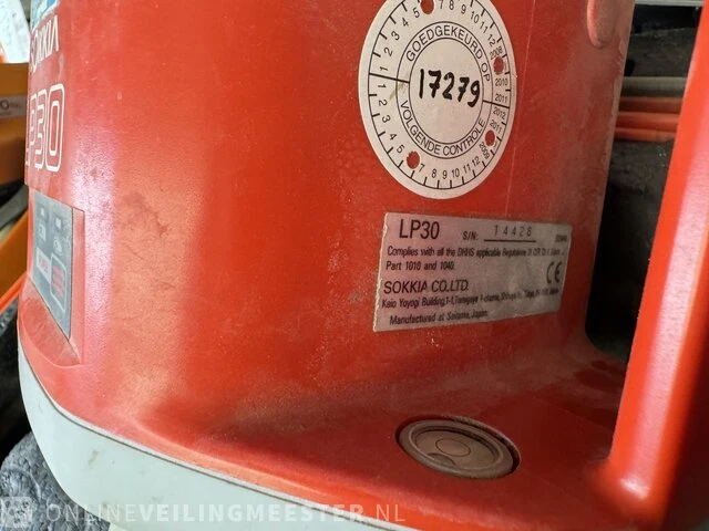Bouwlaser in koffer sokkia, lp30 - afbeelding 7 van  7